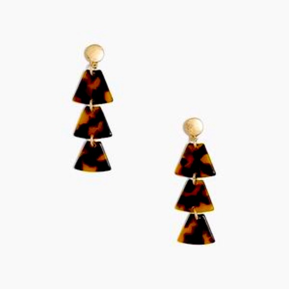 J.Crew Tortoise Statement Earring